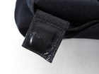 Fendi Original Vintage Black Microfibre FF Baguette Bag