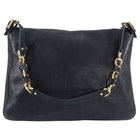 Fendi Suede Big Mamma Shoulder Bag with Tortoise and Resin Clasp