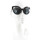 Fendi Fall 2015 Black Round Cut Out Sunglasses FF0137S