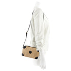 Fendi Vintage 1990's Toile and Leather Small Crossbody Bag
