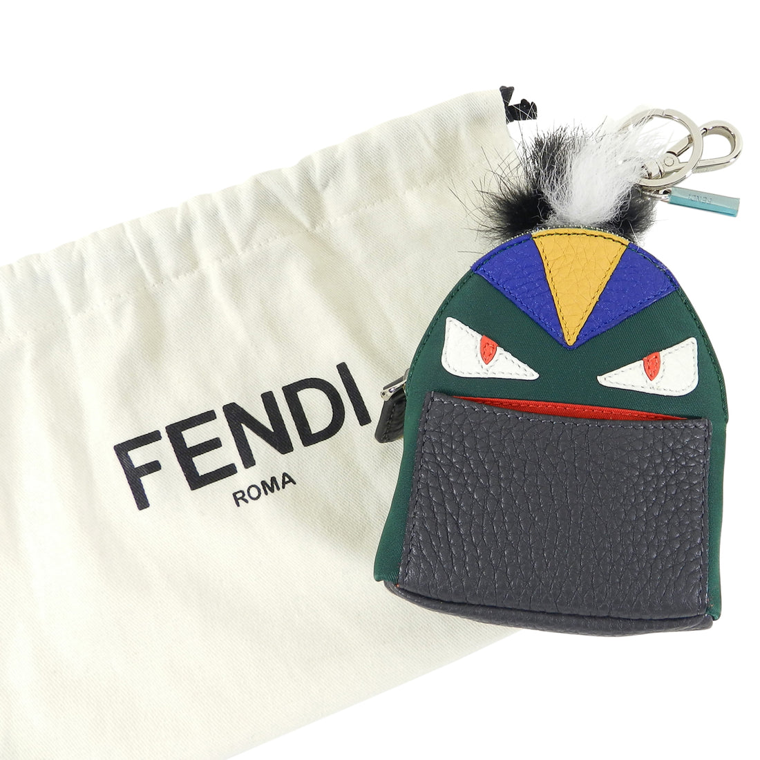fendi monster mini backpack charm Fendi Fall 2015 micro monster backpack bag bug charm – I MISS YOU VINTAGE