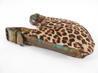 Fendi Vintage Early 2000’s Leopard Calf Hair and Zucca Oyster Bag