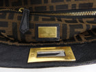 Fendi Peekaboo Large Bag in Black and Zucca Monogram Lining