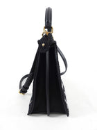 Fendi 2021 Medium Peekaboo ISeeU Black Lace Bag