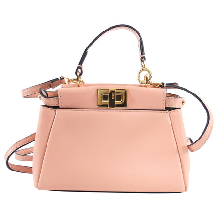 Fendi Soft Pink Micro Peekaboo Crossbody Bag