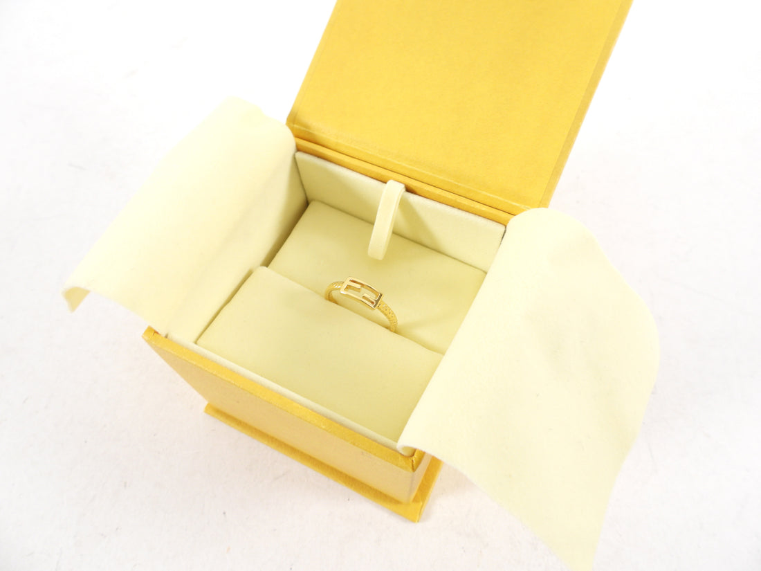 Fendi thin baguette discount ring