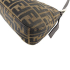 Fendi Brown Zucca Logo Baguette Bag