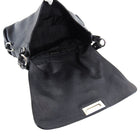 Ferragamo Black Grained Leather Sofia Hobo Bag