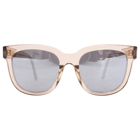 Gentle Monster Clear Blush Pink Acetate Mirror Sunglasses