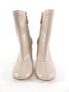 Gianvito Rossi Beige Stretch Leather Ankle Boot - 37