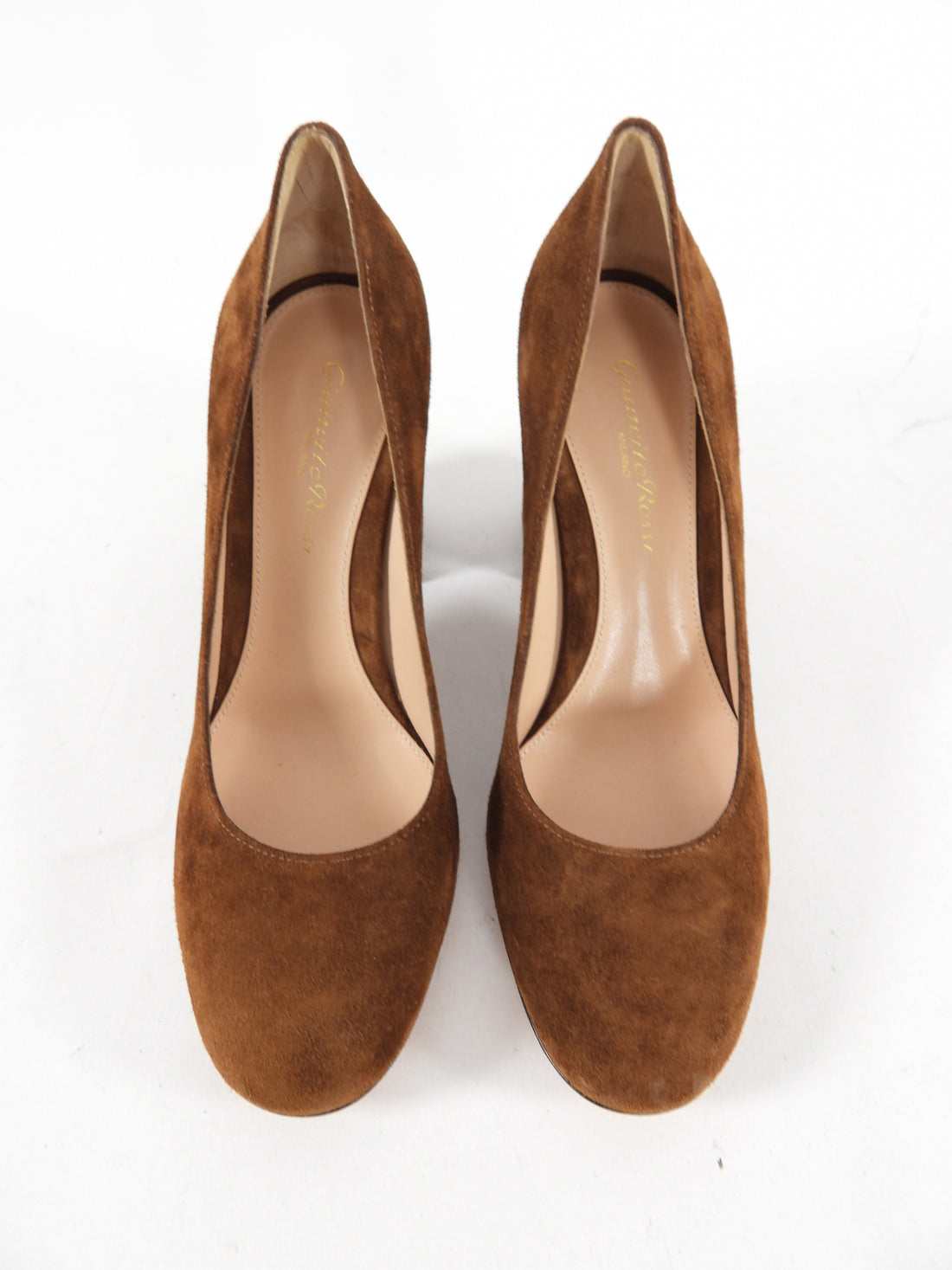 Suede Pumps Marron Cosmoparis - Women | Place des Tendances