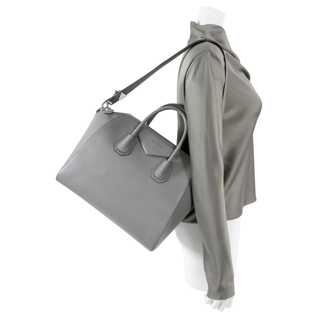 Givenchy antigona storm grey sale