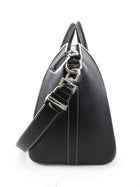 Givenchy Antigona Black Top Stitch Leather Medium Bag