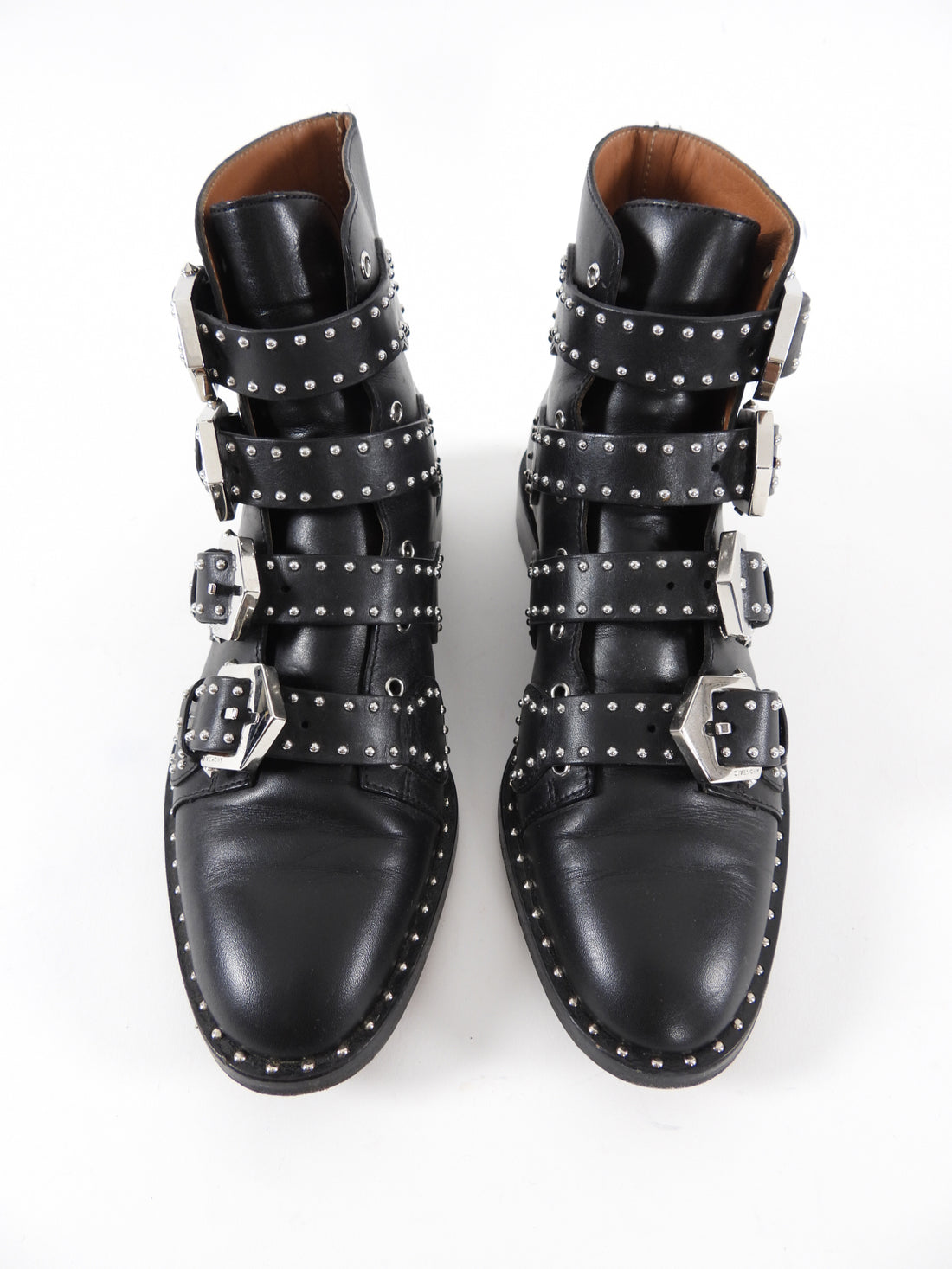 Givenchy Stud Buckle Ankle Boot - USA 6.5