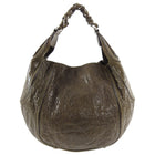 Givenchy Dark Olive Leather Eclipse Small Hobo Bag