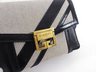 Givenchy GV3 Small Goat and Toile Crossbody Bag