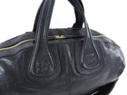 Givenchy Large Nightingale Black Leather Overnight Bag