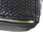Givenchy Black Woven Leather Small Pandora Bag
