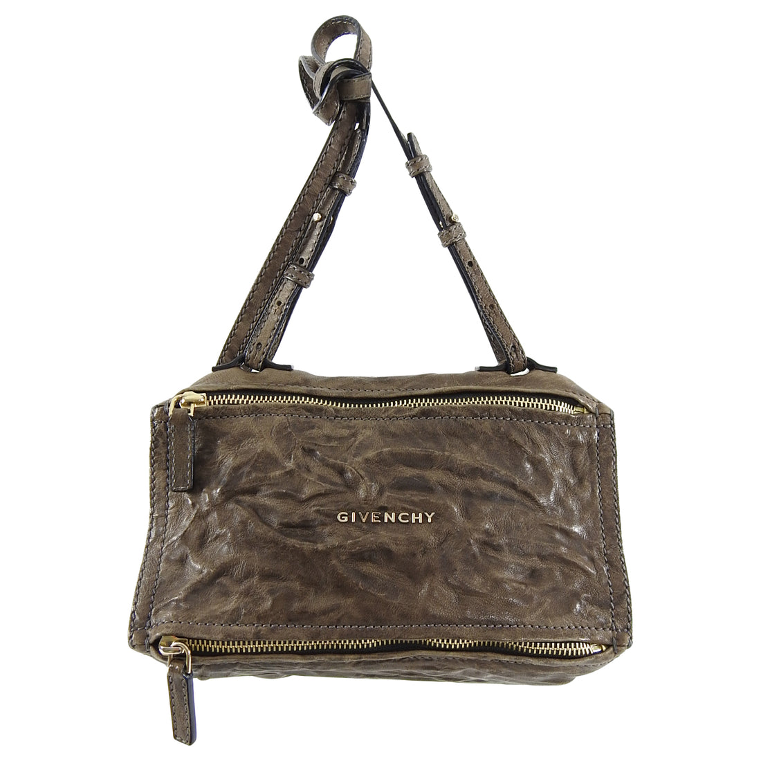 Givenchy Pandora Mini Aged Pepe Leather Bag