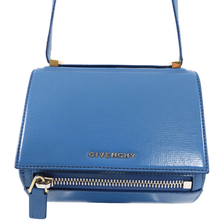 Givenchy Mini Pandora Box Blue Crossbody Bag