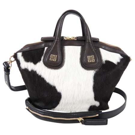 Givenchy Small Nightingale Dark Brown Pony Hair Bag