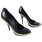 Givenchy Black Pumps with Green Sole- 7.5
