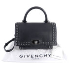 Givenchy Black Shark Tooth Mini Stud Shoulder Bag 