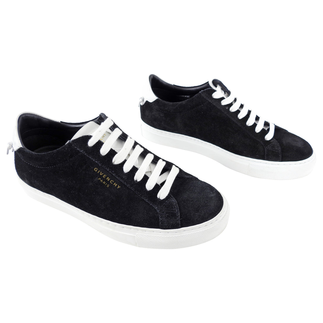 Givenchy Black Suede Urban Street Sneakers - 36