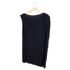 Givenchy Black Jersey Sleeveless Tee with Knot Detail - L