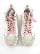 Golden Goose Mid Start Pink and White - 36