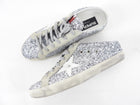 Golden Goose Silver Glitter Slip on  Sneakers - 40