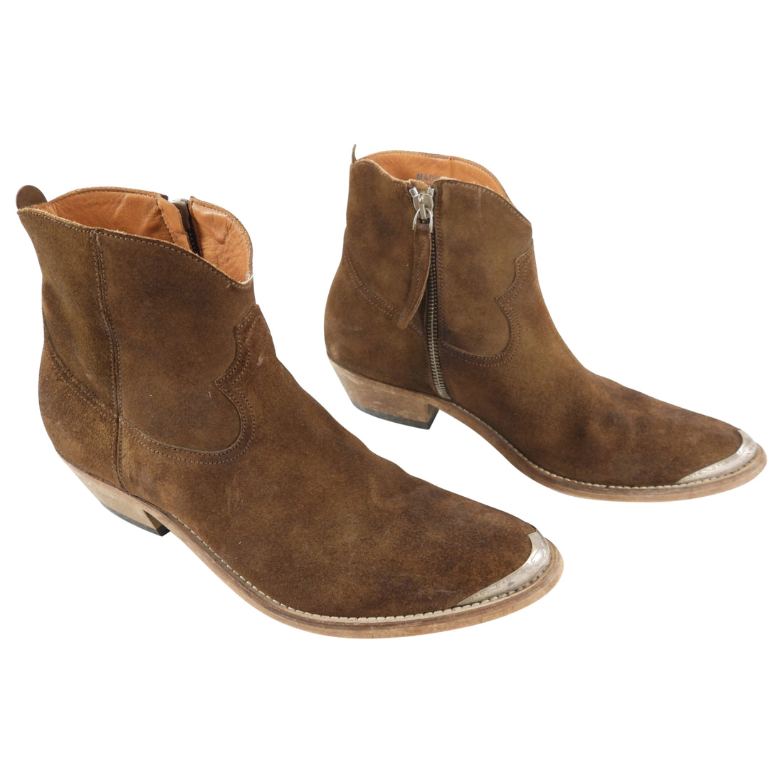 Golden Goose Brown Suede Western Ankle Young Boots - 39.5 / 9.5