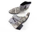 Golden Goose Silver Glitter Western Ankle Young Boots - 39 / USA 9