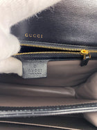Gucci 1969 Sylvie Small Black Top Handle Two-Way Bag