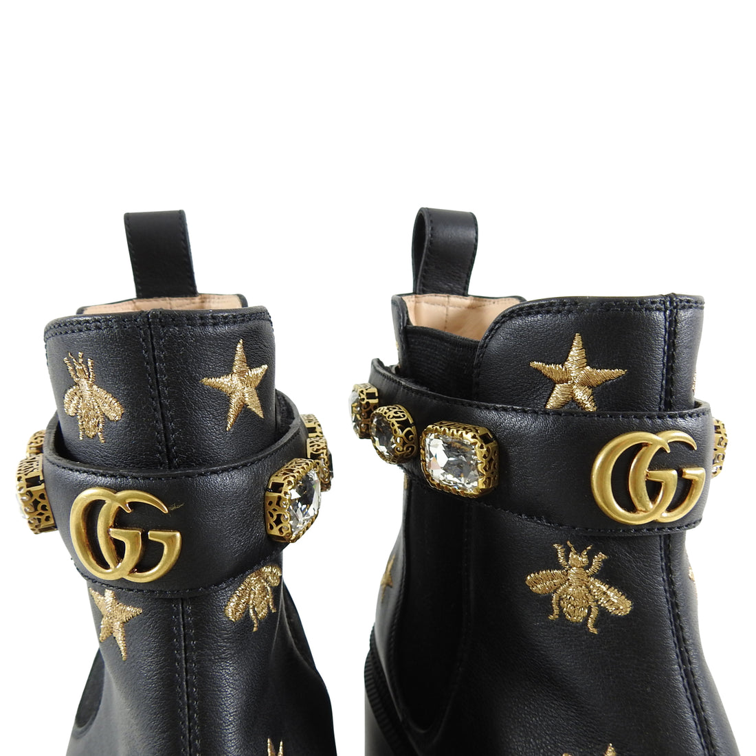 Gucci boots gold Clearance