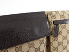 Gucci Brown Monogram Canvas and Leather Belt Bag.