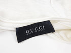 Gucci White Linen Jewel Embellished Bird T Shirt - S