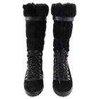 Gucci Black Suede Fur Lined Mountain Winter Boots - 6.5