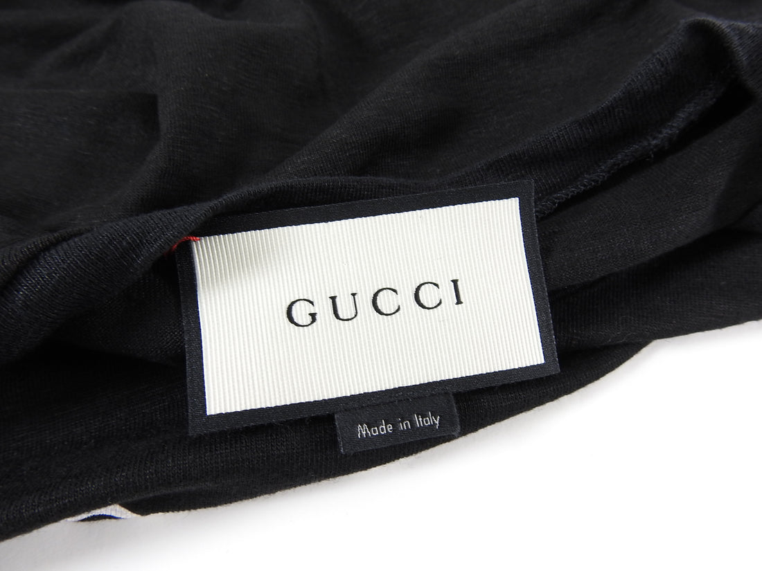 Gucci L'Aveugle Par Amour Black Linen Tiger Bees T Shirt - S – I MISS ...