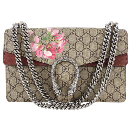 Gucci Monogram Canvas Small Dionysus Blooms Bag