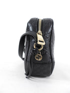 Gucci Black Guccissima Bree Camera Crossbody Bag