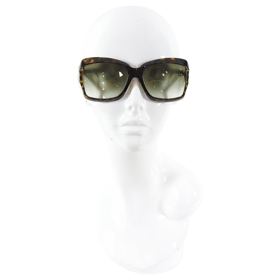 Gucci 2598 Brown Tortoise GG Logo Sunglasses 