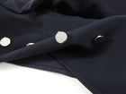 Gucci Black Fitted Coat with Silver Buttons - IT40 / USA 4