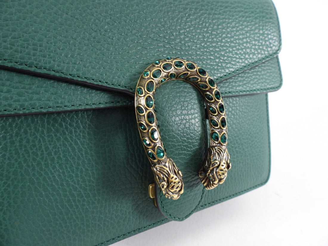 GUCCI Dionysus Mini Chain Crossbody in Green - More Than You Can