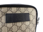 Gucci Monogram Supreme Double Belt Bag