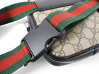 Gucci Monogram Supreme Double Belt Bag