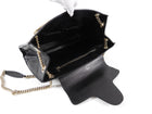 Gucci Emilie Black Leather Chain Strap Bag