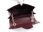 Gucci Burgundy Smooth Leather Emily Shoulder Bag
