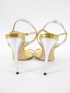 Gucci Gold and silver Strappy High Heel Sandals - 39.5 / 9.5