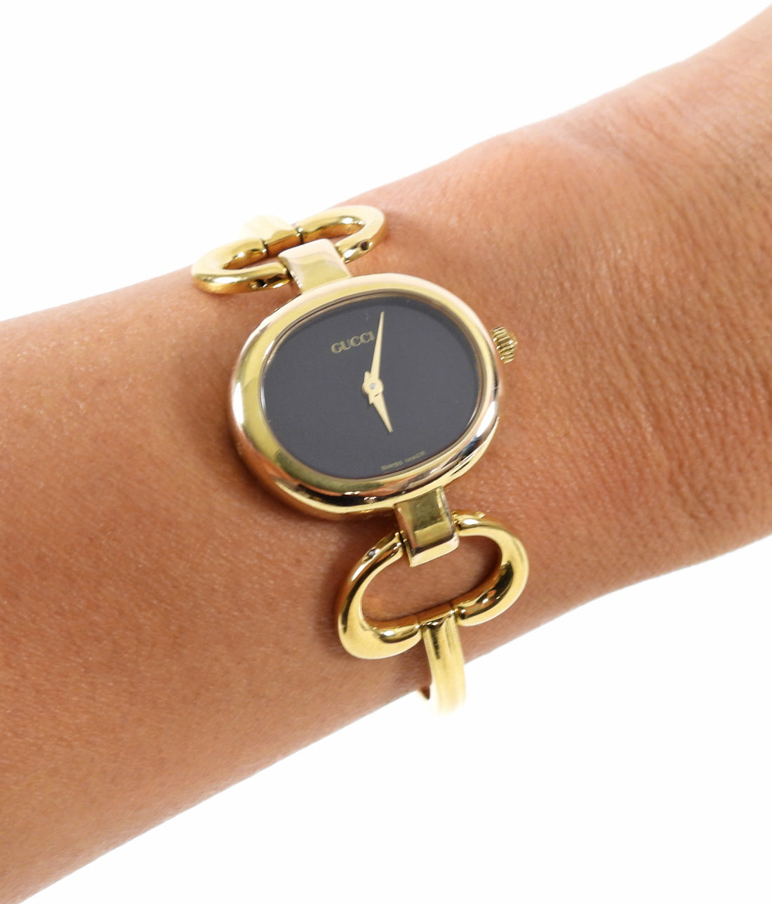 Gucci 1600 Goldtone Bracelet Watch 